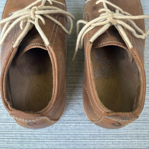 OLUKAI Honolulu Leather Lace Up Chukka Boot Size 8
